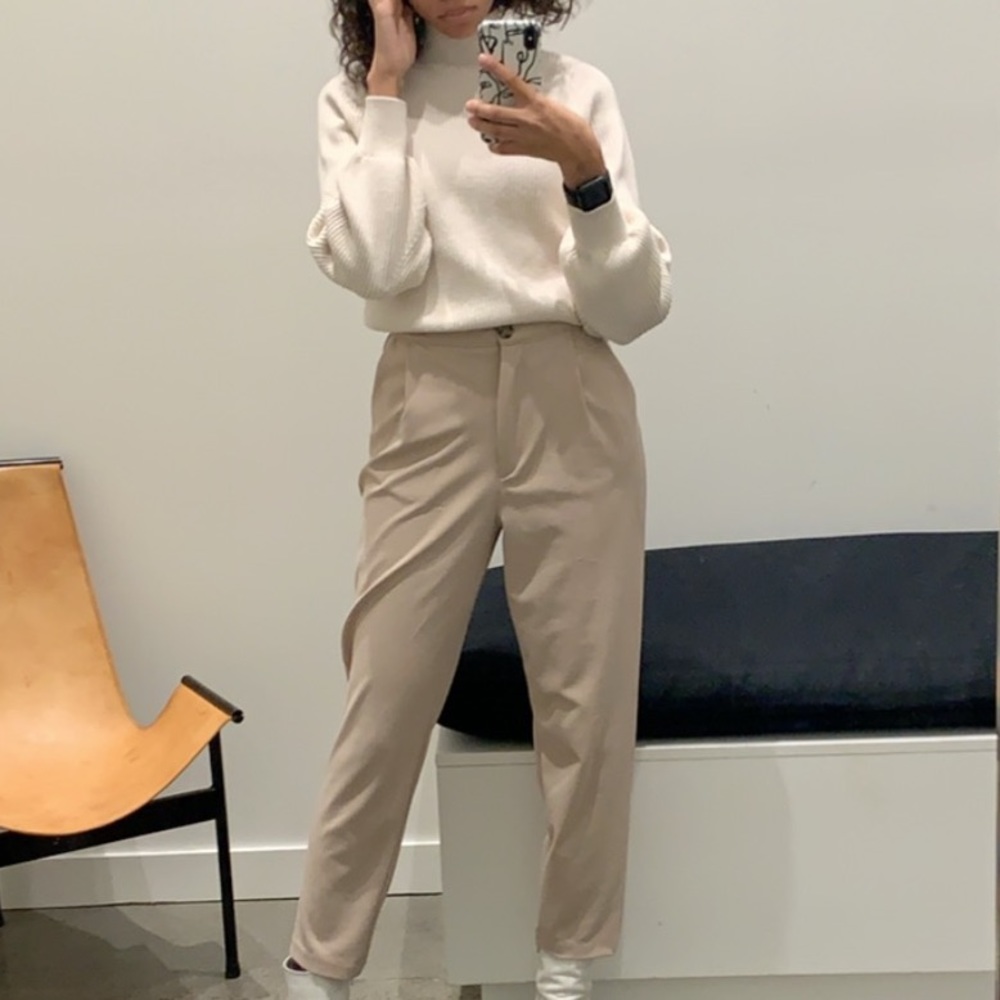 Creme Khaki Pant